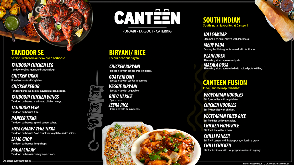 Menu Canteen - Punjabi Restaurant-2