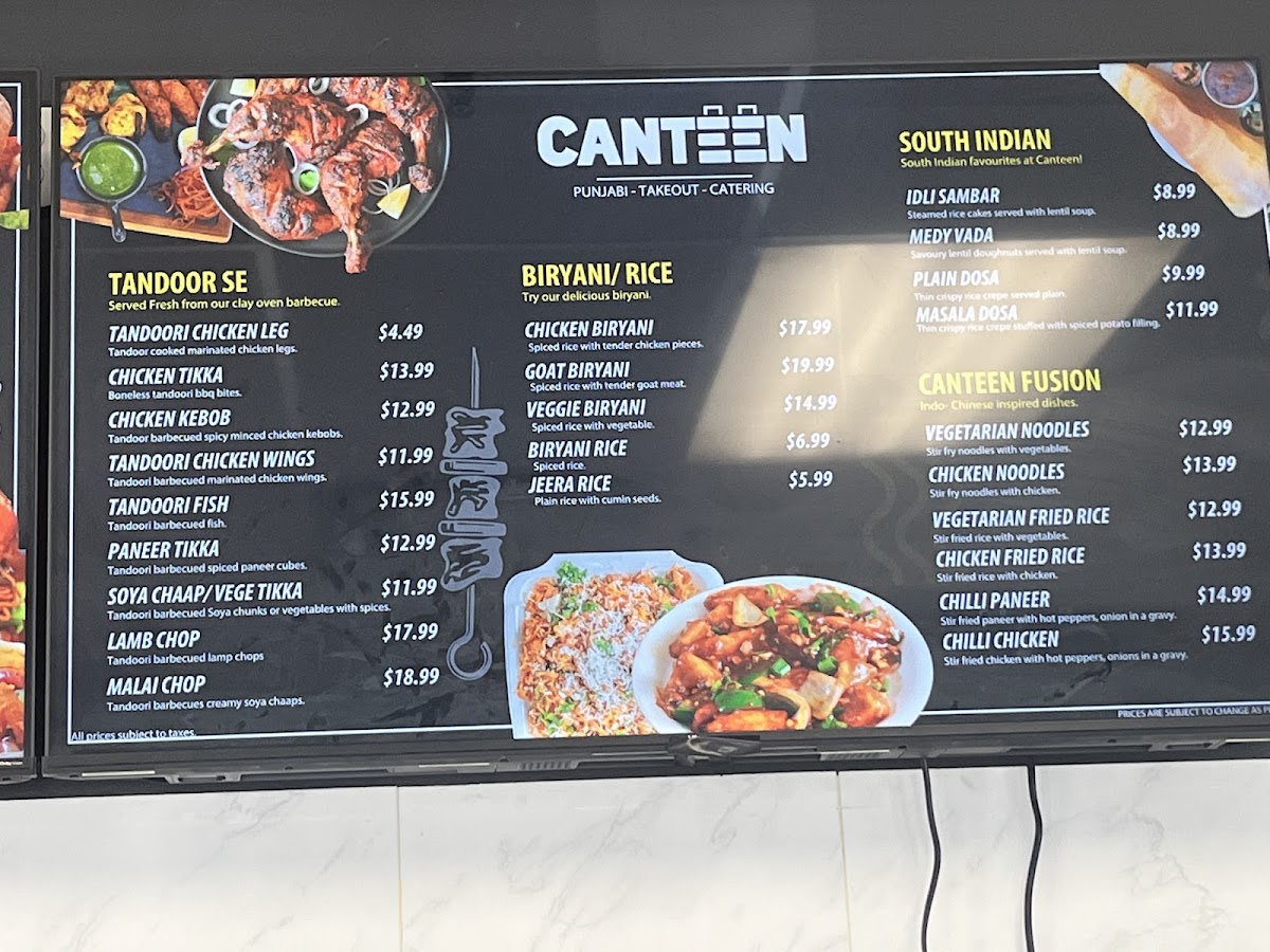 Menu Canteen - Punjabi Restaurant-6