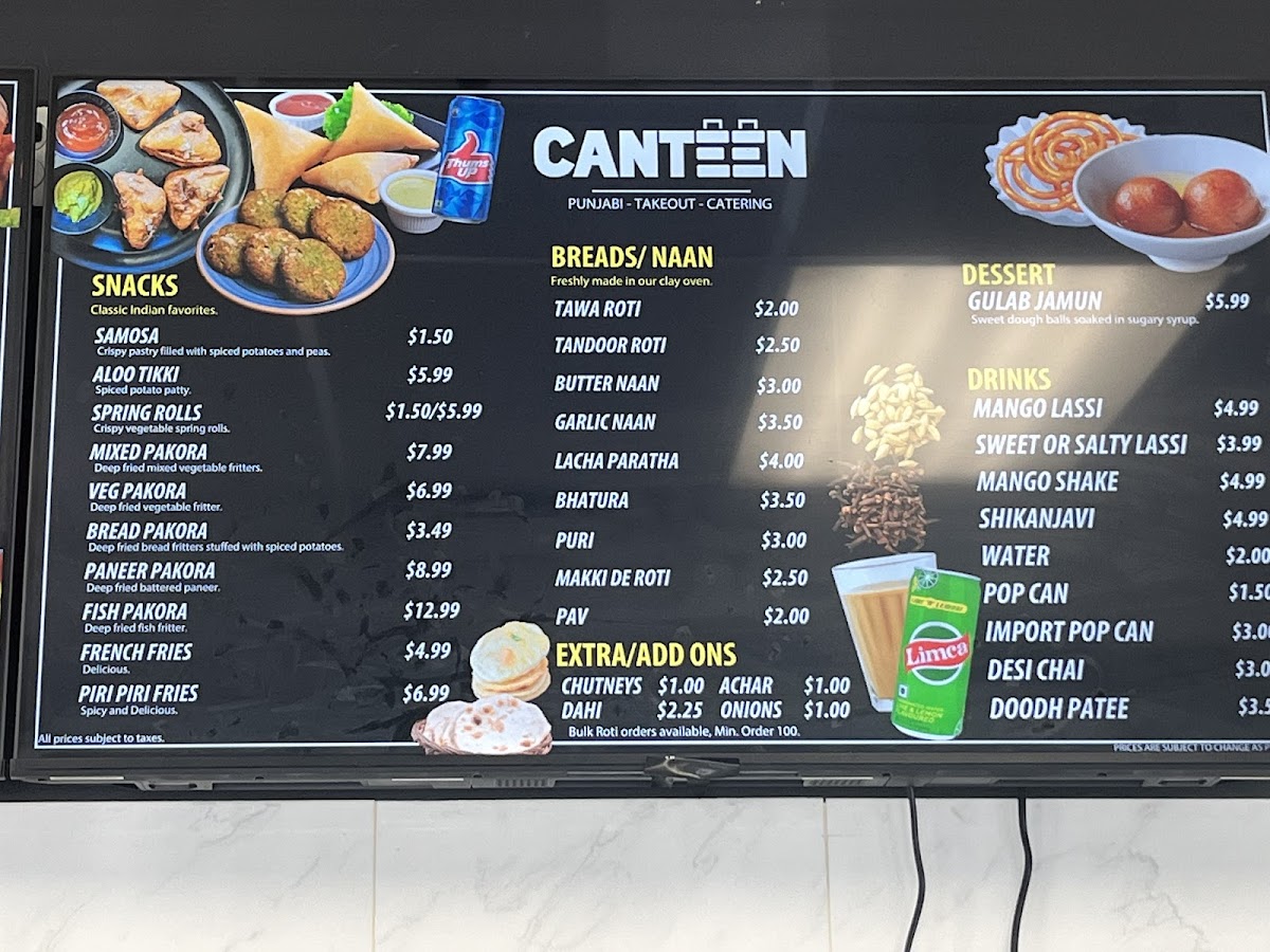 Menu Canteen - Punjabi Restaurant-8